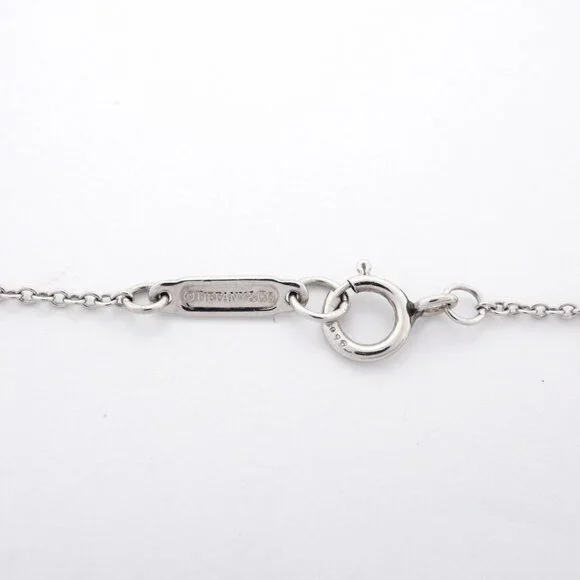 TIFFANY Silver Diamond Necklace - Picture 4 of 8
